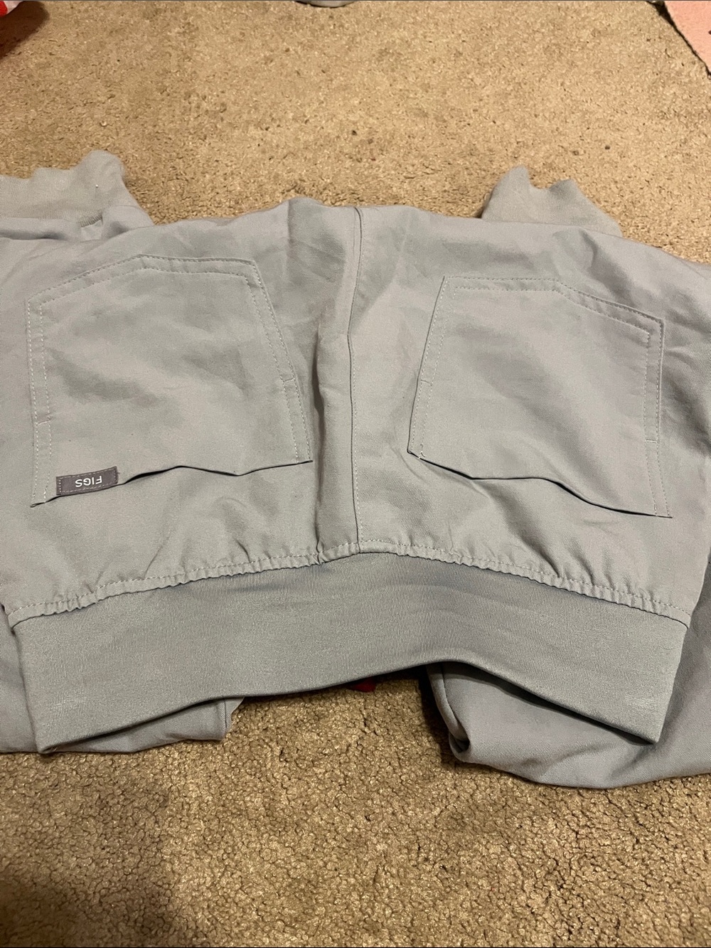 Figs Scrub Set in Light Gray - Picture 7 of 11